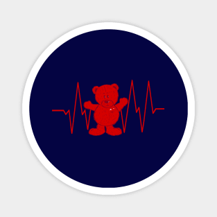 Bear Heartbeat Magnet